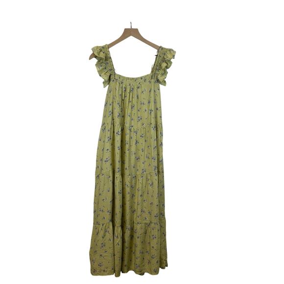 Anthropologie Moon River Maxi Nap Floral Dress
Square Neck Flutter Sleeve Sz XS - Picture 1 of 7